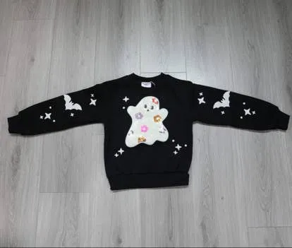 TWD Embellished Ghost Halloween Crewneck