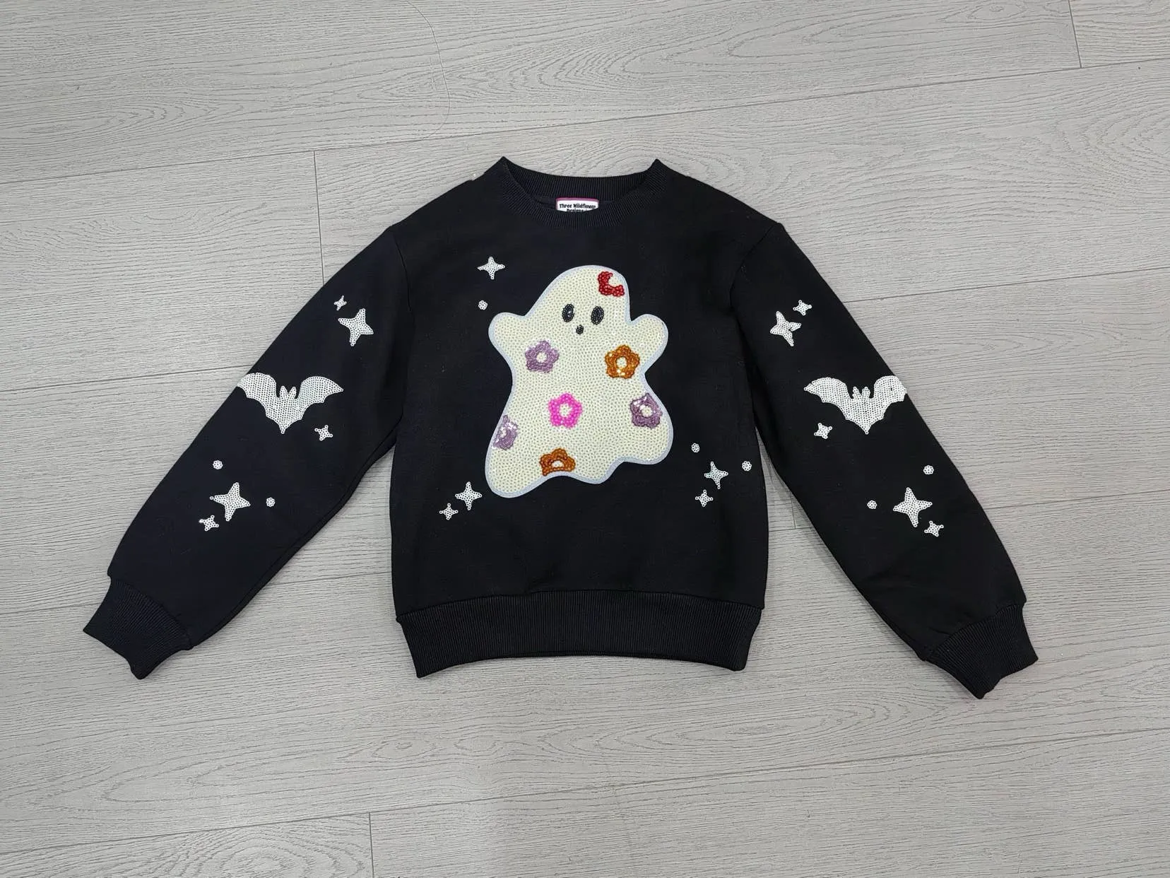 TWD Embellished Ghost Halloween Crewneck